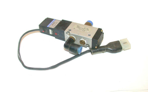 KOGANEI SOLENOID VALVE W/FITTINGS 24 VDC 1/8 NPT