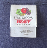 Fruit Of The Loom God Bless America Virginia USA Flag Graphic Shirt Size Large