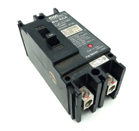 Fuji Electric BU-ECA2005 2 Pole Circuit Breaker 5A 240VAC 50/60HZ