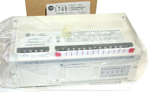 Up to 2 Allen Bradley SLC100 Programmable Controllers 1745-LP103 S/N D NIB