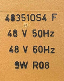 Lucifer 483510S4 Solenoid Valve Coil 48 Volts 9 Watts