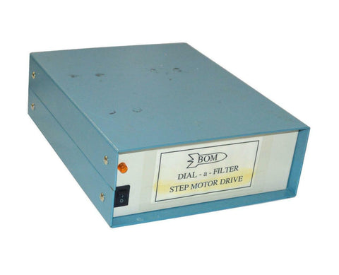 CUSTOM BOM DIAL-A-FILTER STEP MOTOR DRIVER 115 VAC - SOLD AS IS