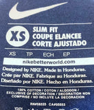 Nike Women's New England Patriots Rob Gronkowski #87 NFL Navy Slim Fit Shirt XS