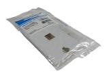 Lot of (2) ICC IC107FFWSS Single Phone Line Flush Wall Plate SS - White