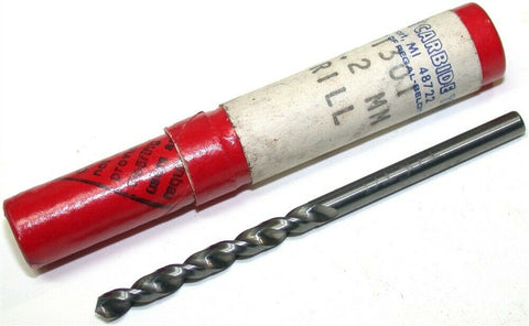 Up to 12 New Dixie Carbide 2-Flute 3.2mm Diameter Carbide Drill D1301