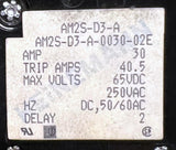 Eaton Heinemann AM2S-D3-A-0030-02E Circuit Breaker 2-Poles 30 Amp 65 VDC