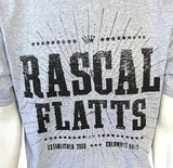 Anvil Men's Rascal Flatts Gray Short Sleeve Shirt Size Large