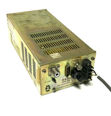 GLASSMAN PS/MJ10N1500-11 HIGH VOLTAGE POWER SUPPLY 0 TO -2700 VDC - SOLD AS IS