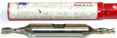 New Regal 5/32" 2 Flute HSS Double End End Mill 050083AM