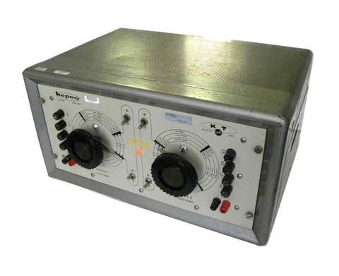 KEPCO KT RESISTIVE LOAD SECTION I 0-64OHMS SECTION II 0-1000OHMS