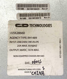 C&D Technologies 105K28660 Rectifier 36 VDC 167 Amps