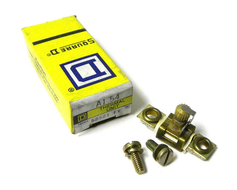BRAND NEW SQUARE D OVERLOAD THERMAL UNIT HEATING ELEMENT MODEL A1.54 (2 AVAIL)