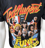 Alstyle Men's Ted Nugent The Funk Brothers Black Short Sleeve Shirt Size Large