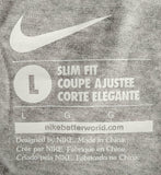 Nike Women's NCAA TCU Horned Frogs Gray Slim Fit Shirt Size Large