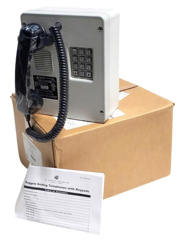 GAI-TRONICS 246-001 Handset Telephone Indoor Industrial US0C-RJ11C 32XL HAC