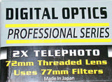 DIGITAL OPTICS PROFESSIONAL SERIES TELEPHOTO LENS 3672T