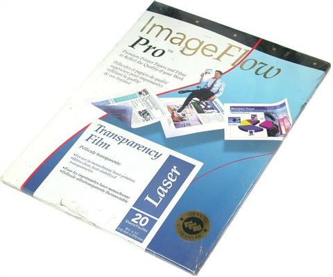 ImageFlow Pro 8 1/2" x 11" Laser Transparency 20 Ct 0961 NIB 3 Available Shields