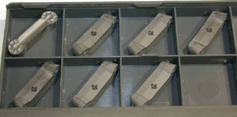 Lot of 7 New Iscar GDMY 840 IC20 Carbide Face Grooving & Turning Inserts 6401882