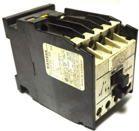SIEMENS 3TH85 05-0A CONTACTOR 600 VAC MAX 5 WATTS