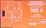 New Crouzet Syracuse Electronics  RBCA 00311  Timer  110 VAC 10 Amp