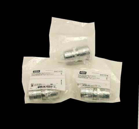 Lot of 3 New Hubbell  SHC1016  Cord Grip Connectors 1/2"