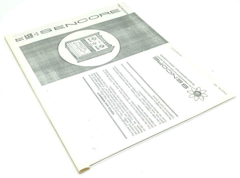 Sencore Model FT 155 FET Tester Service Manual