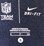 Nike NFL Team Apparel Men's Dri-Fit  Chicago Bears Navy Short Sleeve Shirt Small