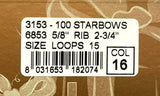 Brizzolari Premium 2-3/4" Purple Star Gift Bow 5/8" Ribbon 15 Loop 100 Count