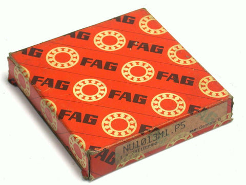 BRAND NEW IN BOX FAG BEARING 65MM X 100MM X 18MM NU1013M1 (3 AVAILABLE)