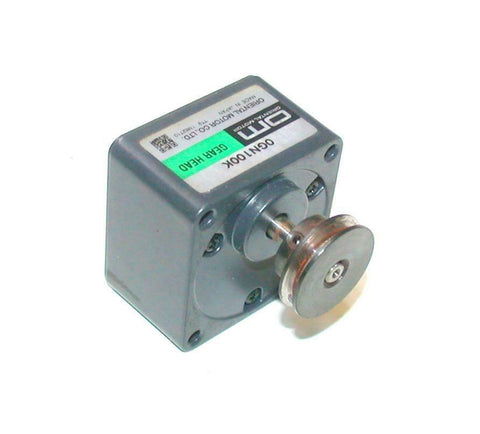 Oriental Motor  0GN100K  Gearhead W/Pulley 100: 1 Ratio