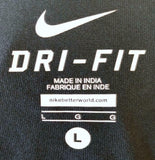 Nike Dri-Fit Men's San Francisco 49ers NFL Black Short Sleeve Shirt Size Large