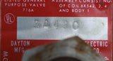 Dayton 716A General Purpose 2-Way Solenoid Valve Assembly 3A430 Coil 6X542