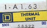 Square D A1.63 Overload Thermal Unit Heating Element (10 Available)