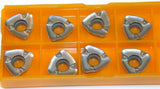 Lot of 8 Mitsubishi Carbide Face Milling Insert JDMT120423ZDER-JL MP9130