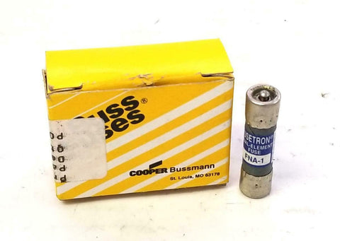 New Bussmann FNA-1 Dual Element Fuses 125 V (Box of 10)
