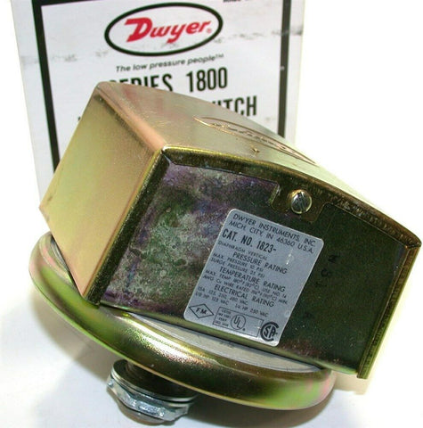 Dwyer Low Differential Pressure Switch 0.3-1.0" w.c. 1823-1 NIB