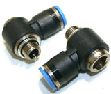 Lot of 10 New Festo QSLV-G1/8-8-I- Push-in L-fittings 186150