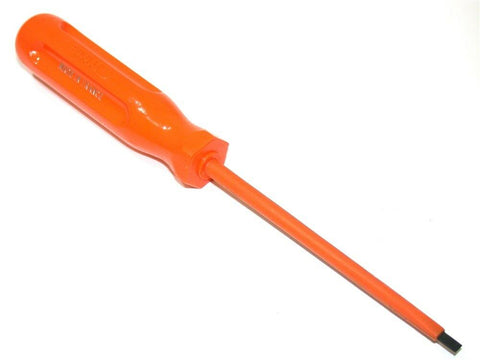 NEW SIBILLE IS18 INSULATED NO. 1/8" x 3 7/8" LINEMANS 1000V FLATHEAD SCREWDRIVER
