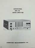 CMC Model 726B Universal Counter-Timer Instruction Manual