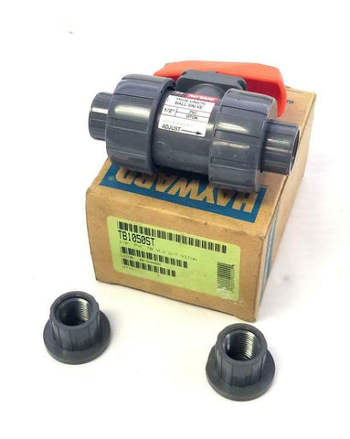 Hayward TB1050ST True Union 1/2" Ball Valve W/ Handle (2 Available)