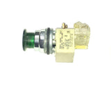 Square D 9001KM35  Mushroom Cap Green Pushbutton 1 N.O. Contact