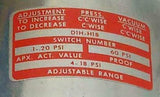 NIB New Barksdale Controls  D1H-H18  Pressure Switch 1/4NPT