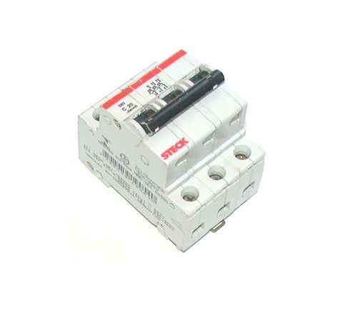 STECK   S63 C 20   3-POLE  CIRCUIT BREAKER 63 AMP 230/400 VAC