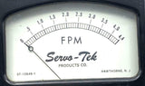 Servo-Tek ST-10646-1 0-4.4 Feet Per Minute FPM Panel Meter