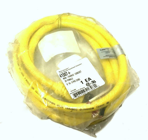 NEW BRAD HARRISON 41307+ MINI-CHANGE CORDSET 5P FEMALE 6' 16-5 PVC CORD