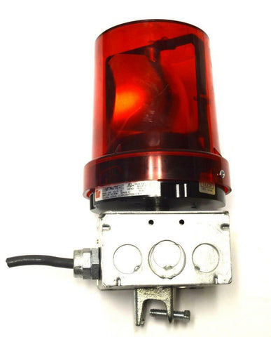FEDERAL SIGNAL CORP. 121S VITALITE ROTATING WARNING LIGHT 0.36 AMPS 120 VOLTS