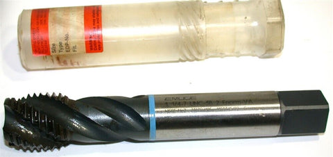 Emuge 1-1/4-7 UNC-3B 4 Flute 2B Modified Bottoming Spiral Flute Tap