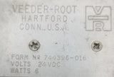 Veeder-Root 744396-016 6-Digit Electric Counter Module Series 7443 24VDC 6W
