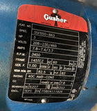 Roto-Jet Model 121 Jet Spray Parts Washer 50 Gallon 500 LB 6 kW 230V 3 Phase