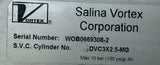 Salina Vortex DVC3X2.5-MG Pneumatic Air Cylinder 2 1/2" Stroke 3" Bore
